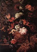 MONNOYER, Jean-Baptiste Flowers af67 France oil painting artist